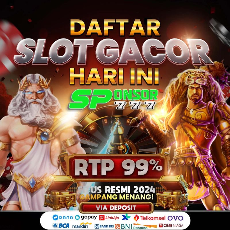 SPONSOR777 DAFTAR SITUS SLOT GACOR HARI INI DENGAN JACKPOT MAXWIN TERBARU 2024